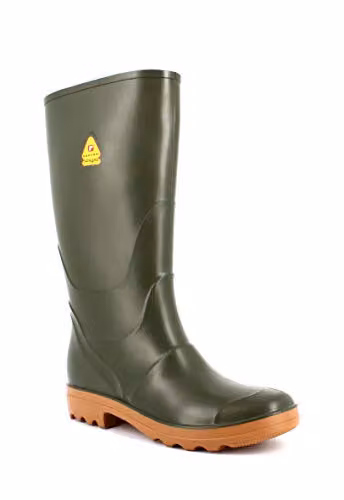 Nora Stivali Gomma Country Ginocchio 44 Verde Antiscivolo Waterproof
