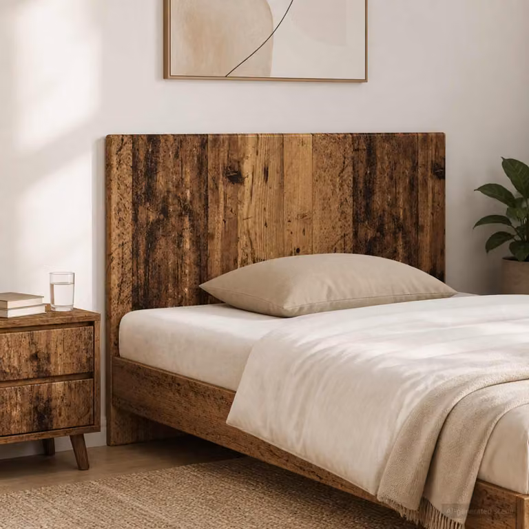 Testiera da muro vidaXL BREDA in legno ingegnerizzato, colore marrone antico, stile moderno