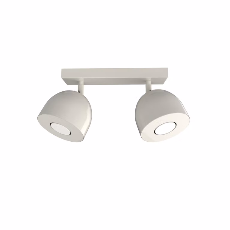 Lampada Da Soffitto Campanella Con 2 Lampadine Monocolori Lucide