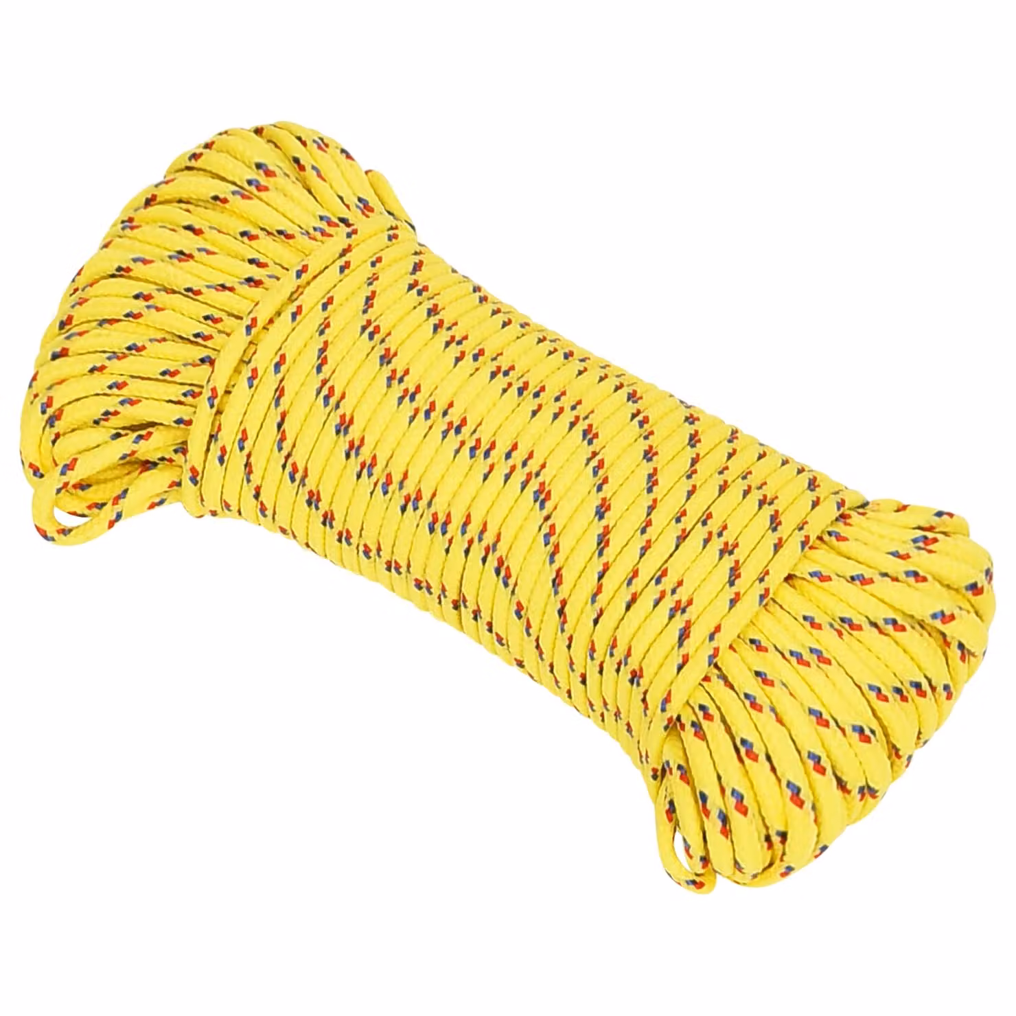 vidaXL Corda multiuso in plastica Gialla, Diametro: 3 mm, Lunghezza: 250 m, Carico massimo: 67,5 kg