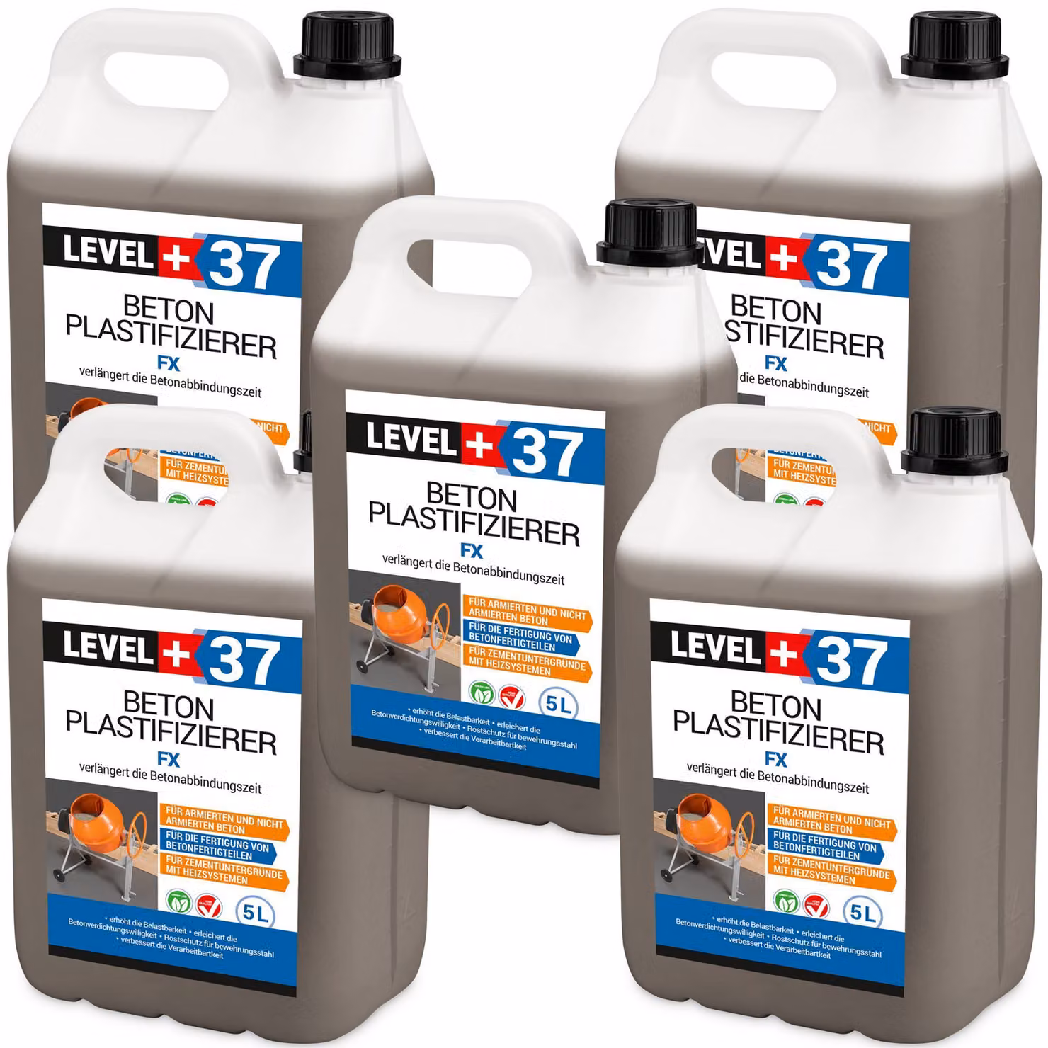 Plastificante per calcestruzzo e massetti in calcestruzzo 25L BETON PLASTICIZER FX L+37