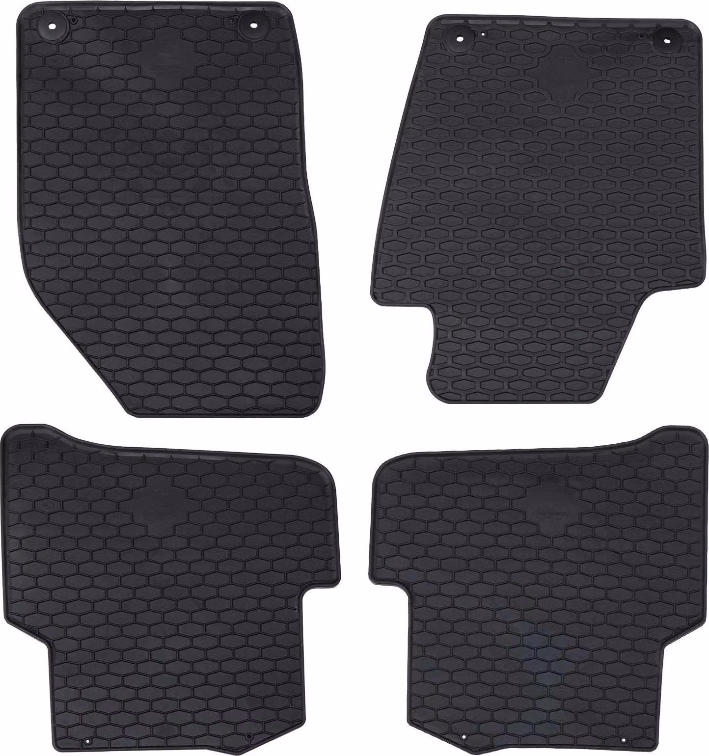 Tappetino per Auto 4 pcs Nero adatto per FABIA III 2014-2022