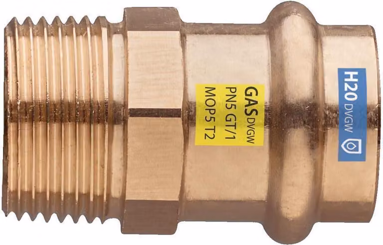 1.1/4x35mm Ü-Stück AG - RG Kombifitting Frabo DVGW