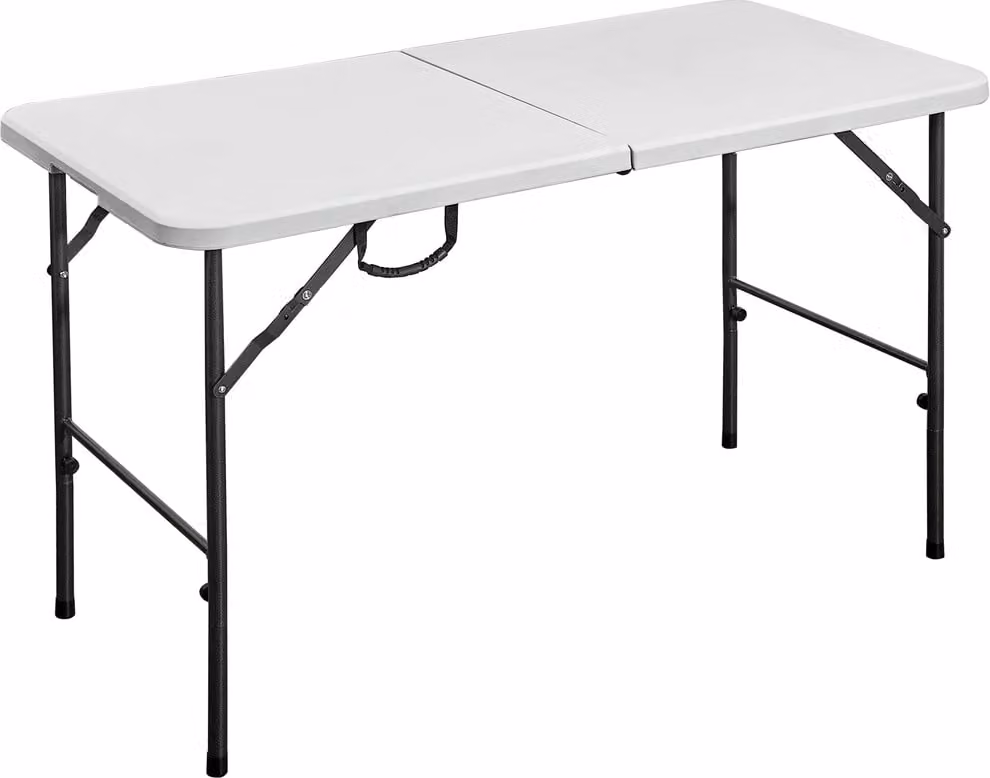 Tavolo pieghevole per catering 120 cm bianco
