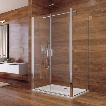 Mereo Lima - Box doccia 1000x800 mm, cromo/vetro trasparente CK87553K