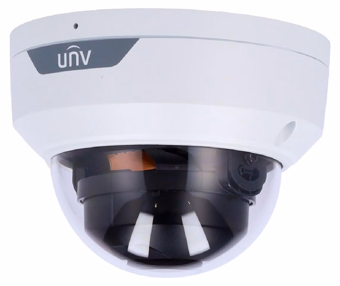 UNIVIEW Telecamera IP per esterni 4MPx a cupola, 97°, Smart IR 30 m, analisi uomo/veicolo