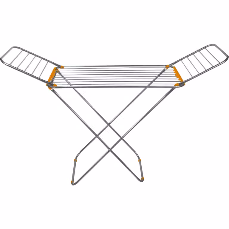 Stendibiancheria da pavimento pieghevole Vestiamo Casa in acciaio con 18 metri di stenditura, L: 175 cm, H: 110 cm, P: 55 cm