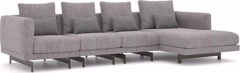Ecksofa L-Form Relax Wohnzimmer Grau Eck Garnitur Polstersofa Möbel