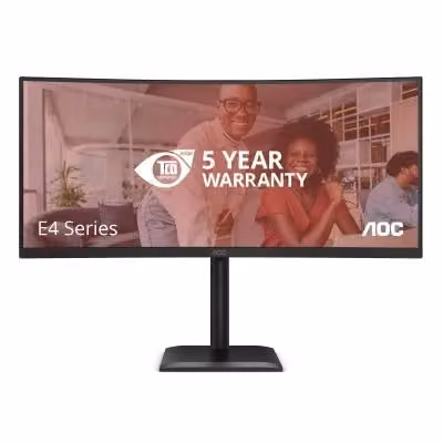 Monitor PC Ultrawide Curvo AOC CU34E4CV da 34 pollici, Risoluzione QHD 3440 x 1440 pixel, Pannello VA, 120Hz, Nero – 2