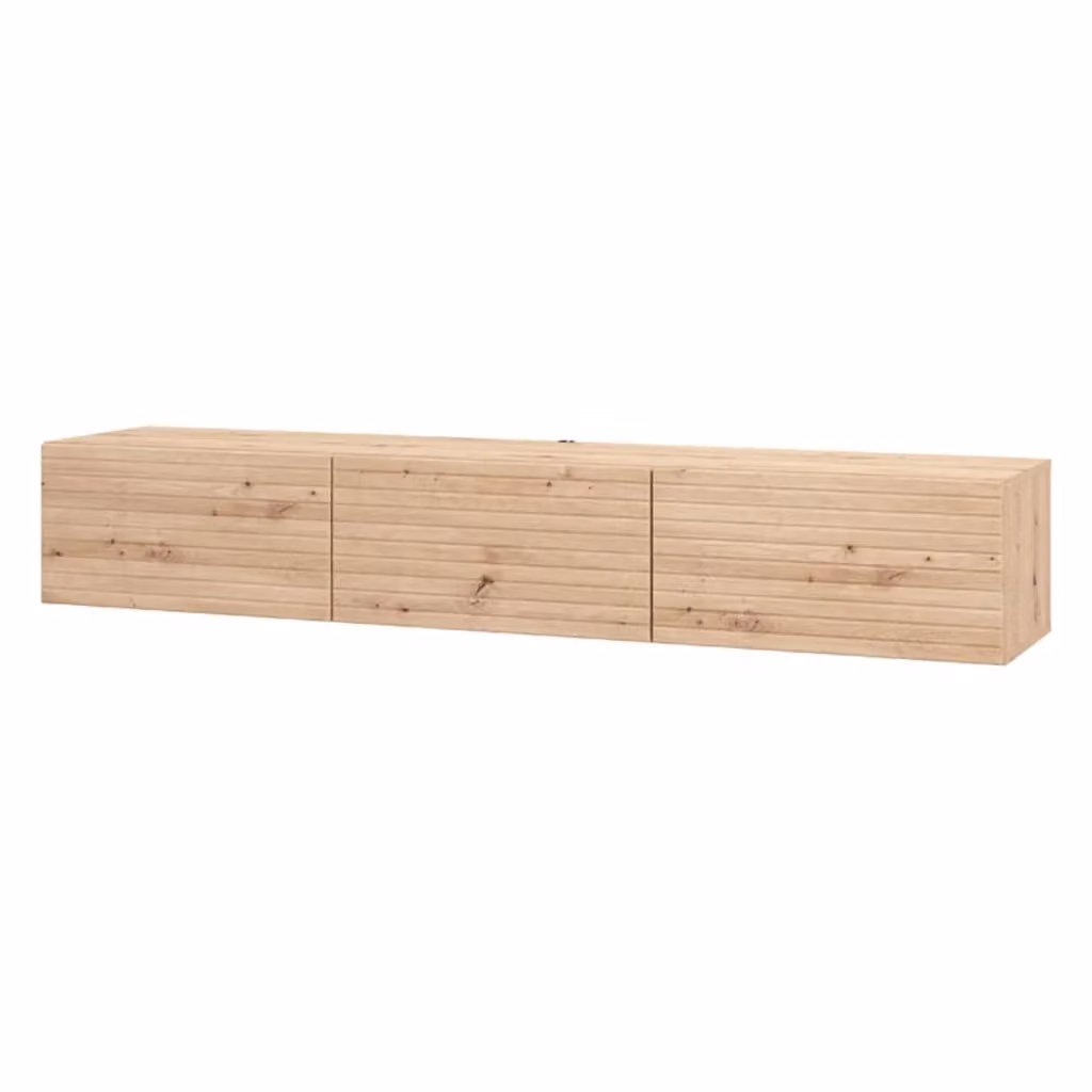 Mobile porta TV Melazzo DMORA con un ripiano, colore marrone rovere nodi, L: 192 cm, P: 41.5 cm, H: 32 cm – 2