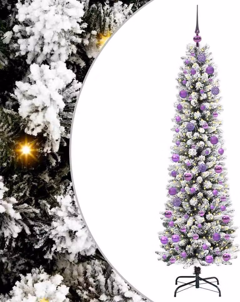 Albero di Natale artificiale con 300 LED Bianco 180 cm