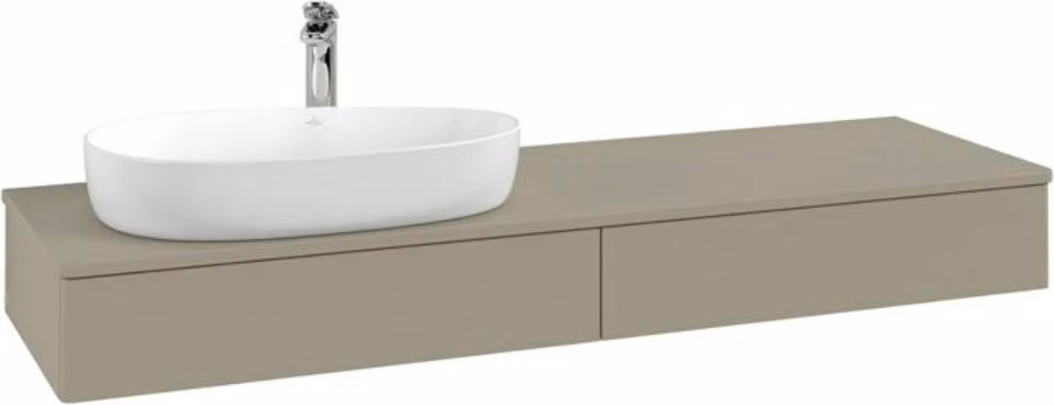 V&B Mobiletto senza struttura frontale - illuminazione Antao 160x50cm, HL, WBP-colore Lac, si Gr m Lac