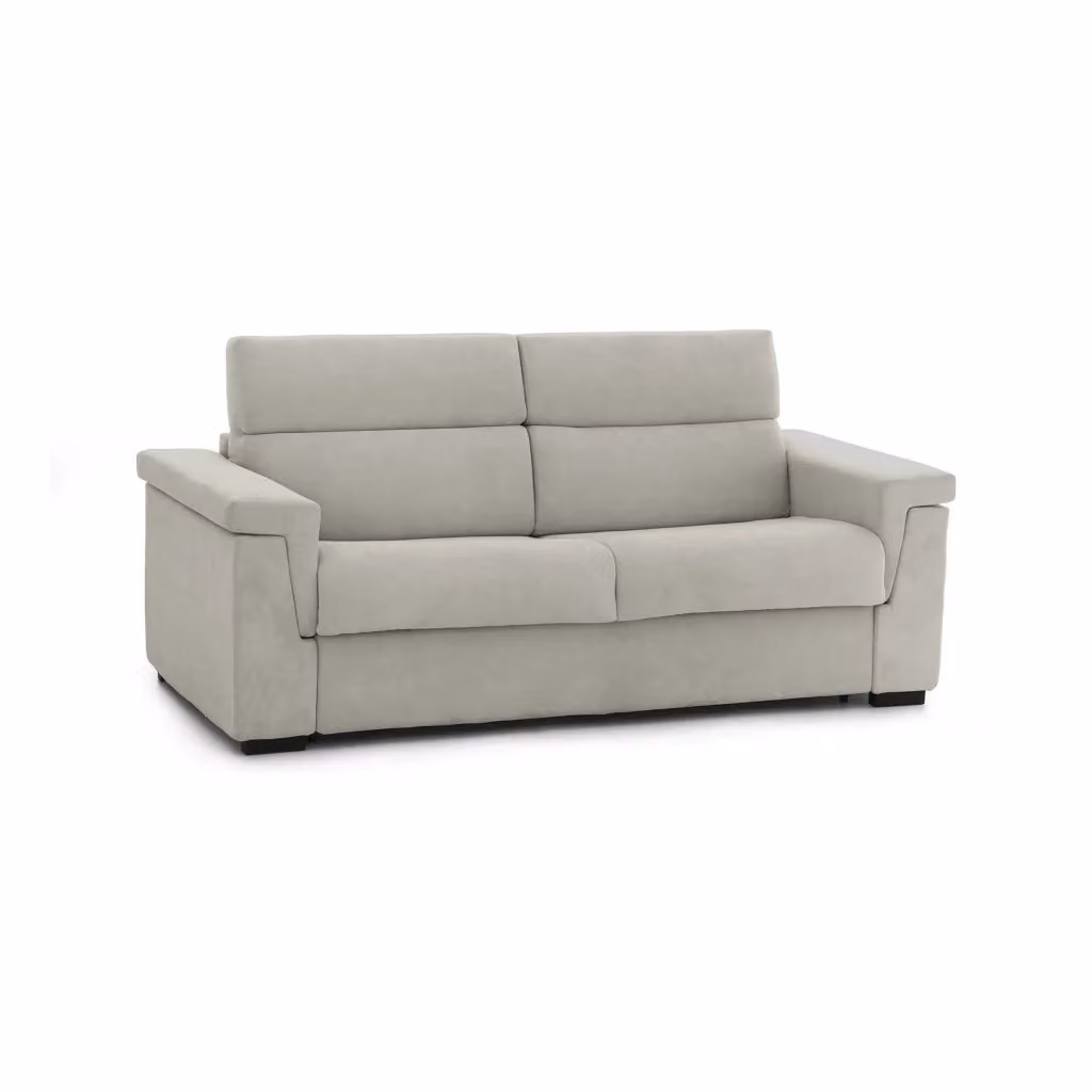 Divano Letto Nus DMORA 3 Posti Sfoderabile Beige L: 225 cm, P: 95 cm – 2