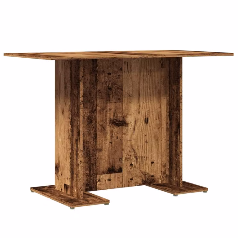 Tavolo da Pranzo Legno Antico 110x60x75 cm in Legno Multistrato