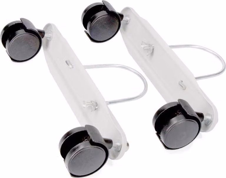 Set di staffe di ricambio bianche + rotelle per 07124