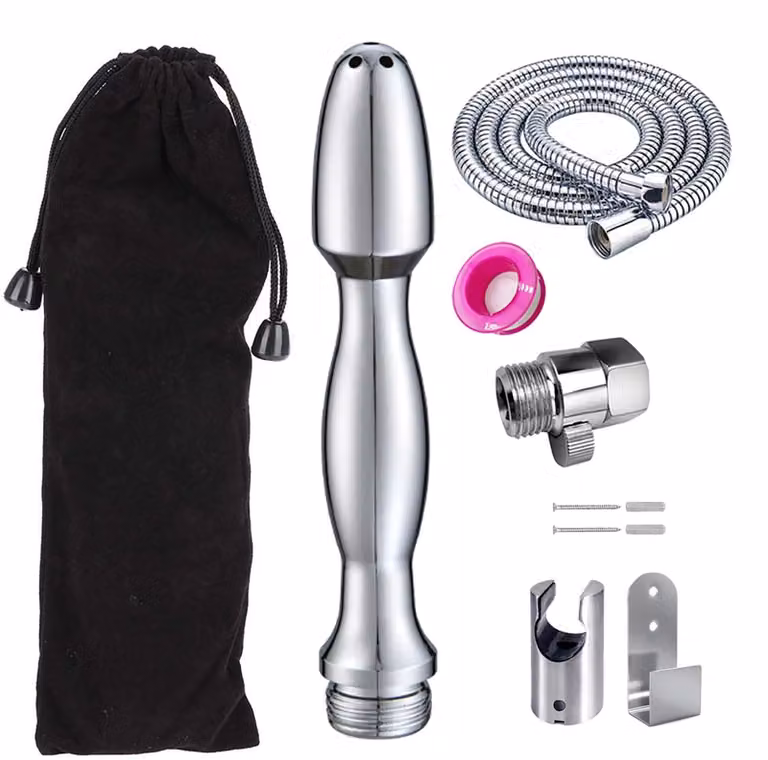Solidchoice - Set doccia con soffione in alluminio
