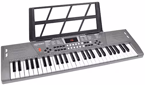 Tastiera Musicale Bontempi Digit 54T Grigia con Connessione USB-C
