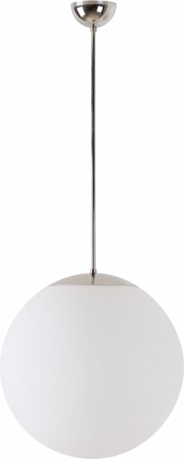 OSMONT ADR60606 ADRIA P3 apparecchio a sospensione in vetro acciaio inox lucido / bianco IP40 4000 K 27W LED