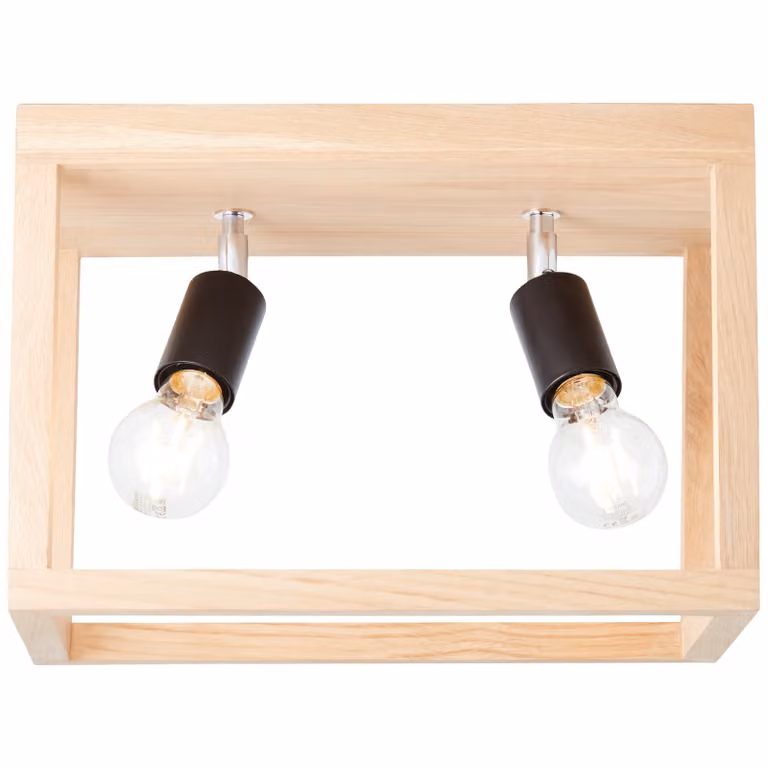 BRILLANTE Plafoniera Nerea 2flg rovere oliato 99437/35