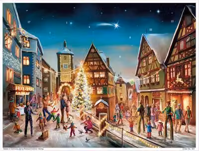 Calendario dell'Avvento "Rothenburg Plönlein"