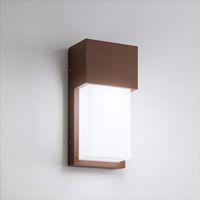 Isy EST Smart Applique Outdoor in metallo per giardino e balcone, disponibile in bianco, nero o marrone