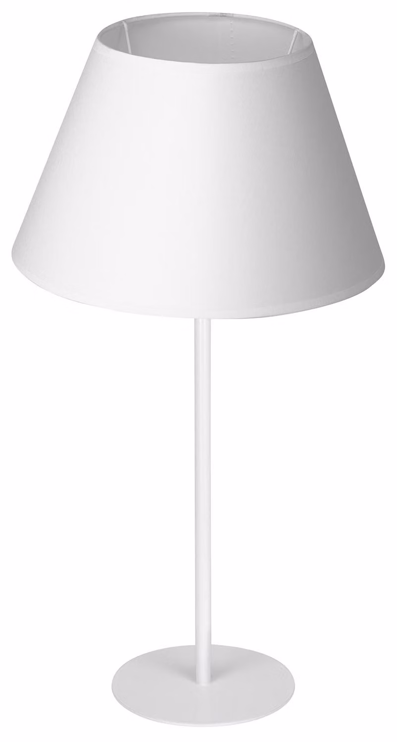 Lampada da tavolo Soho, altezza conica 56 cm, bianco
