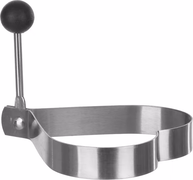 Stampo a forma di cuore per uova Baker's Secret in acciaio inox color argento