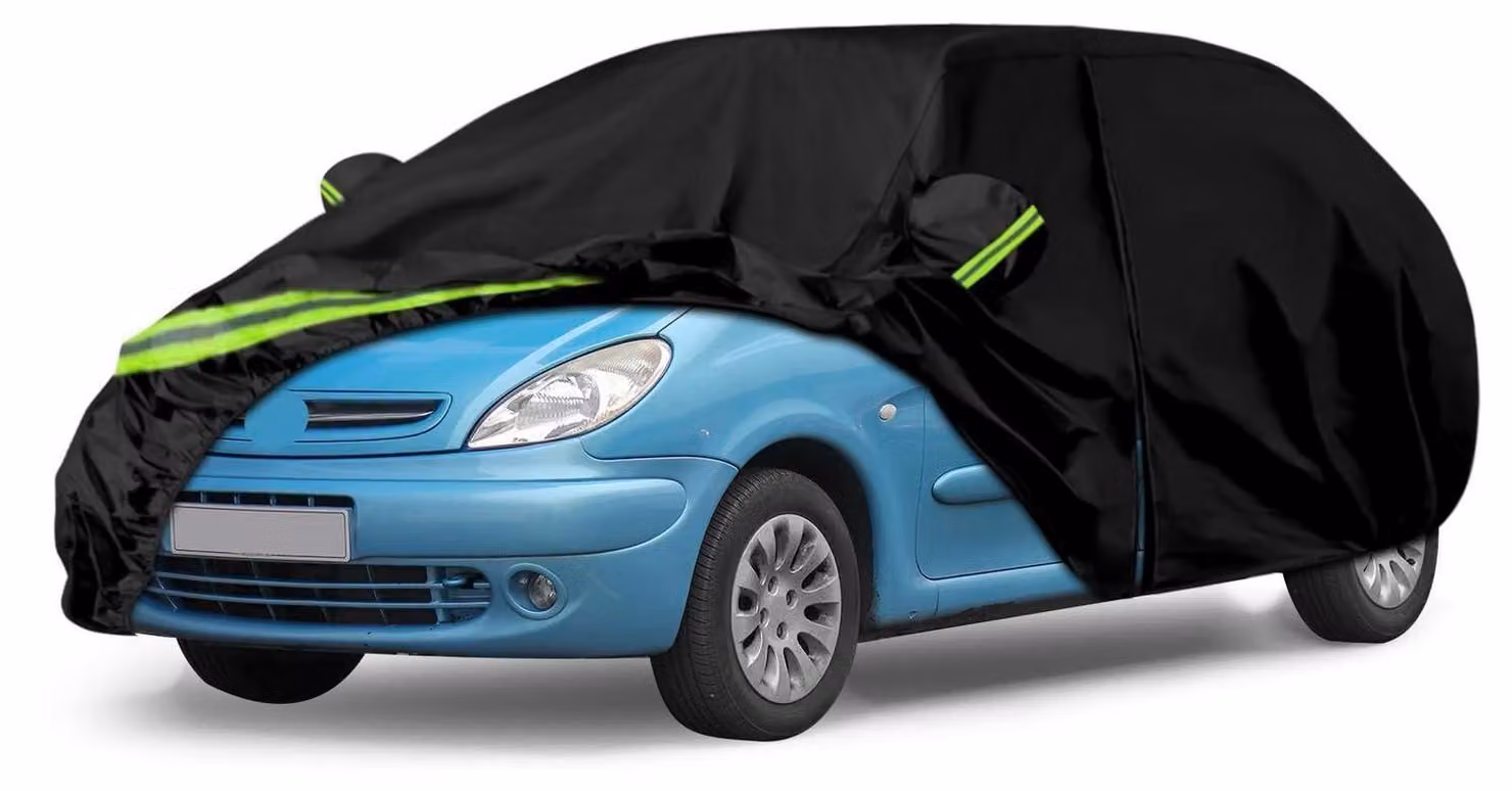 Copertura per auto Citroen Xsara Picasso, dal 1999 al 2010, telo copriauto impermeabile, tipo garage completo, colore nero