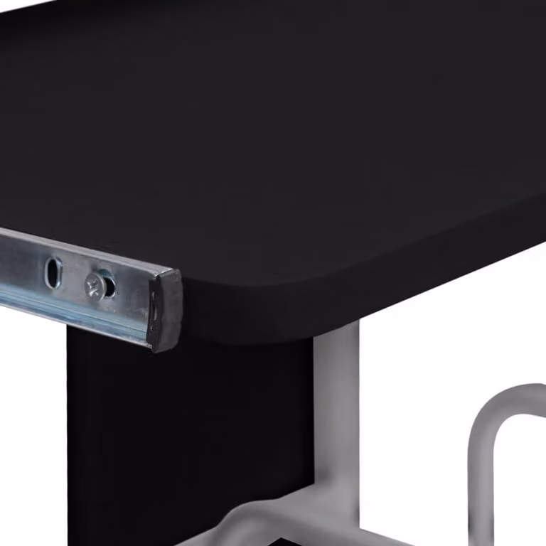 Tavolo per computer - Scrivania per computer - Scrivania - Tavolo da lavoro - Sedia da gaming - Nero - Cassetto scorrevole per tastiera regolabile