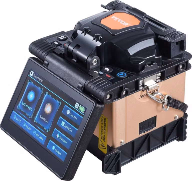Giuntatrice per fibre ottiche a fusione con 4 motori, allineamento rivestito con giunzione 6s e riscaldamento 13s