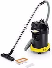 Aspiratutto Kärcher AD 4 Premium, 600 W, Nero e Giallo, 17 l