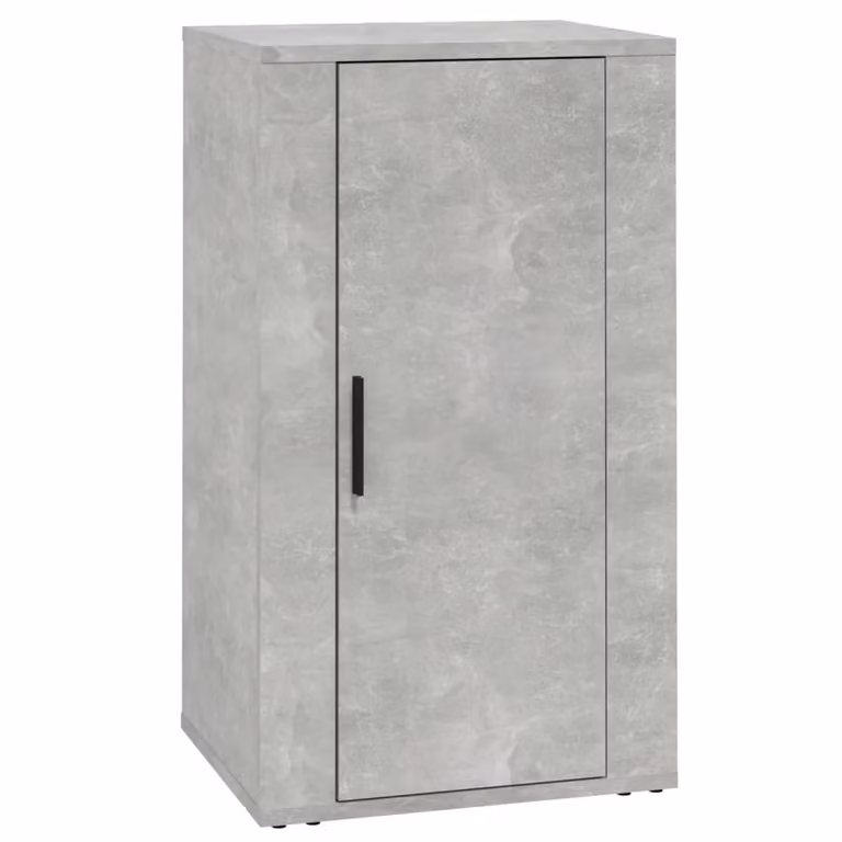 Credenza Grigio Cemento 40x33x70 cm in Legno Multistrato