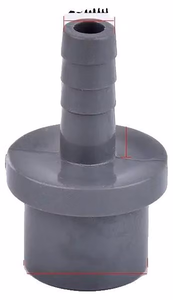Raccordo per acqua da giardino, in PVC resistente, facile da installare, confezione da 5 pezzi, diametro esterno da 32 a 25 mm