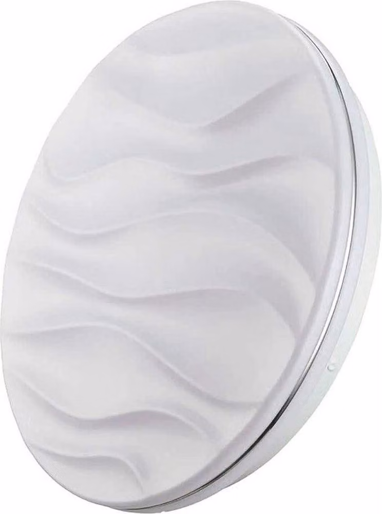 Lampada da parete super led a superficie 12w 1160lm 6500k ø27x6cm modello desert edm