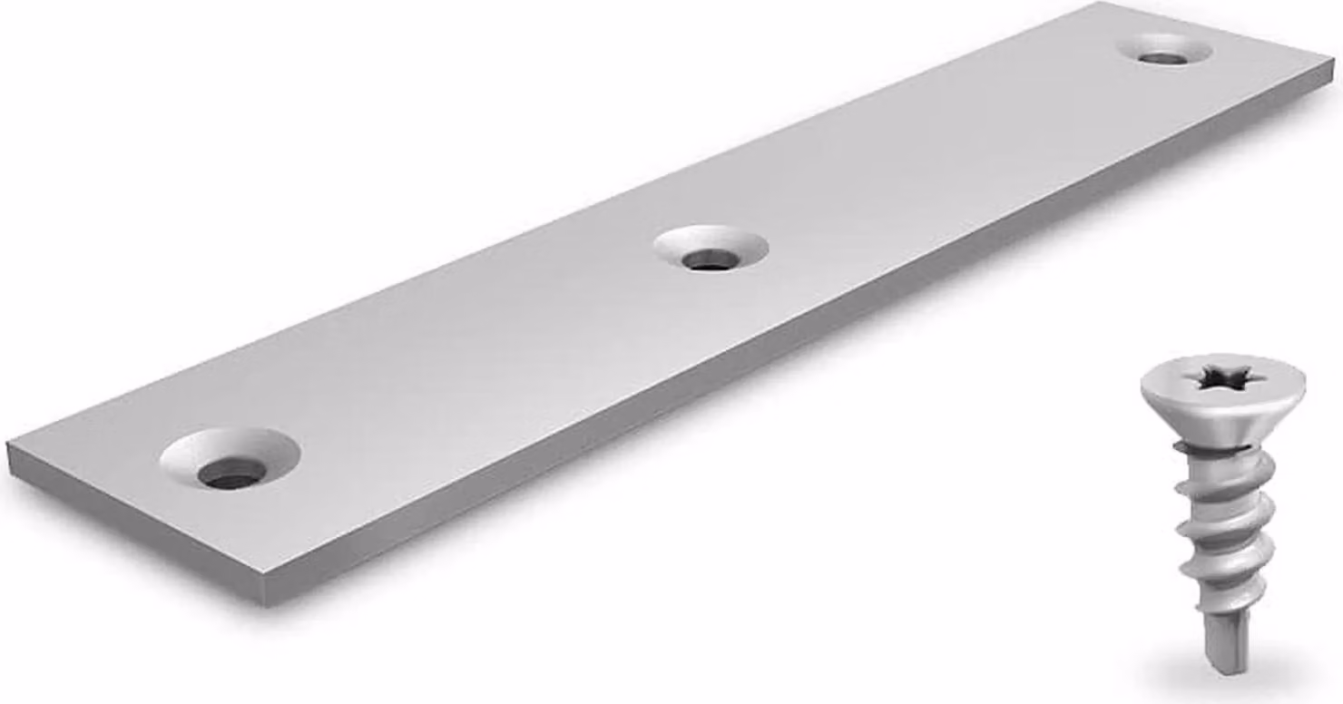 Set di connettori per binari K2, BasicRail, 1 pz.