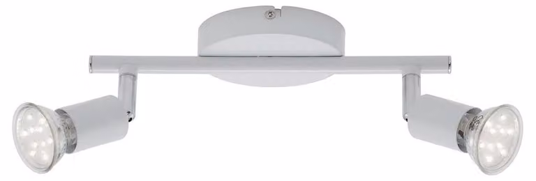 Plafoniera LED spot, 22,5 cm, 6 W, bianco, Briloner Leuchten