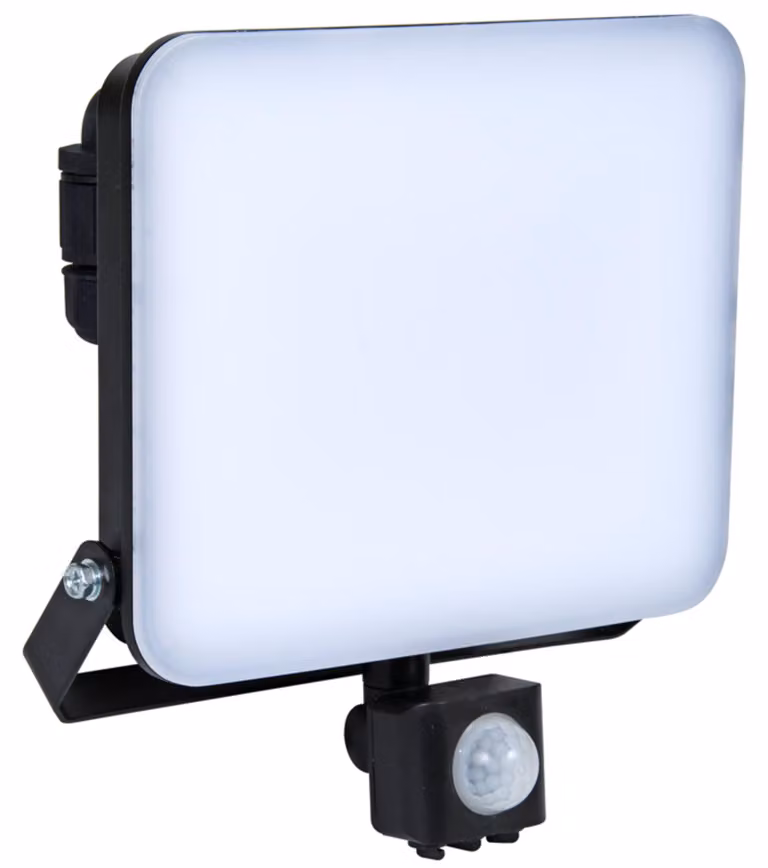 Faretto LED Ecolite con sensore PIR, 50 W, 5000 K, IP65, 4500 lm, RFL02-50W/PIR