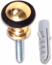 Fermaporta Ghidini in ottone color oro 25x27,5 mm