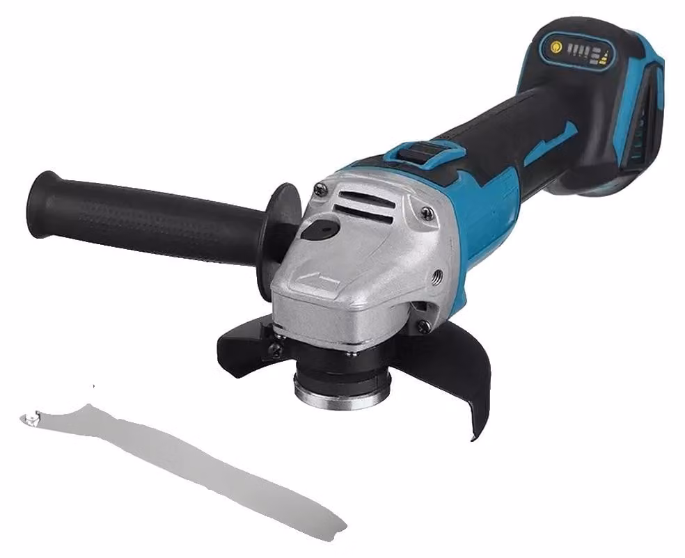 Smerigliatrice angolare, motore brushless, velocità regolabile, senza batteria