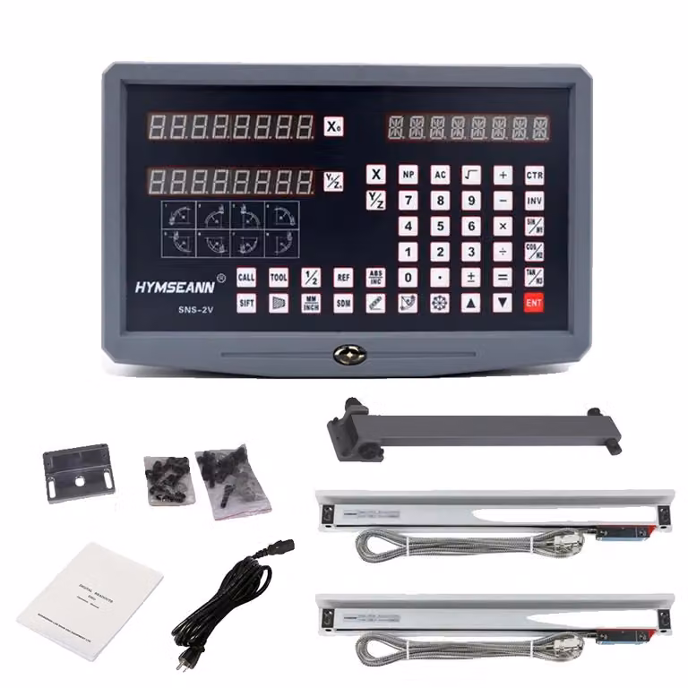 Kit DRO, display digitale, misura di alta precisione, blu