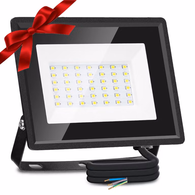 Aigostar, faretto LED per uso interno ed esterno, 30W, 2700 lumen, luce bianca fredda (6500K), grado di protezione IP65 – 1 unità, 30W, 6500K