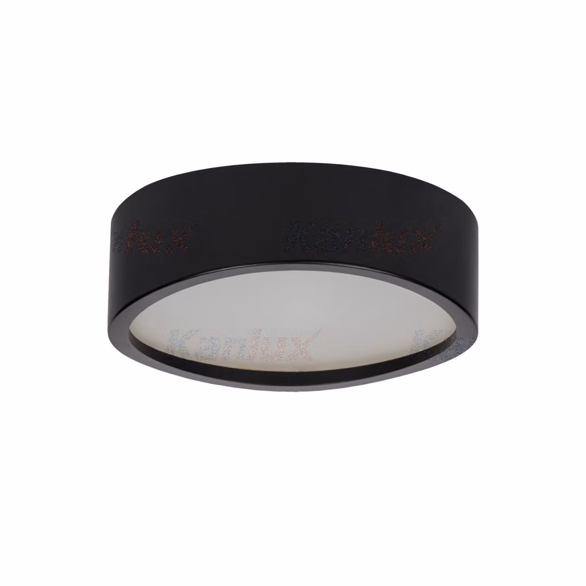 Plafone rotondo JASMIN bianco e nero 1xE27x20W in legno, dimensioni: 7,7x27,5x27,5 cm, IP20, Kanlux