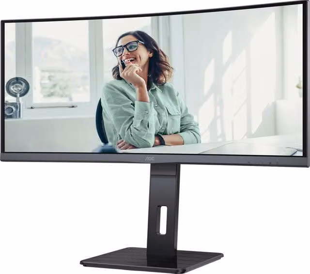 Monitor Curvo AOC CU34P3CV da 34 pollici WQHD+ 100Hz Nero