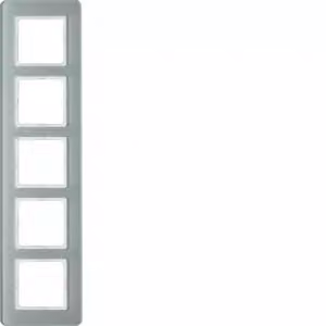 Berker 10156079, Bianco, Vetro, Senza viti, Berker, Q.7, 95,2 mm