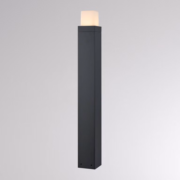 Molto Luce Lampione a LED FYNN-O, altezza 85 cm, antracite, CCT IP65 on/off FYNN-O, Nero, Alluminio, Moderno