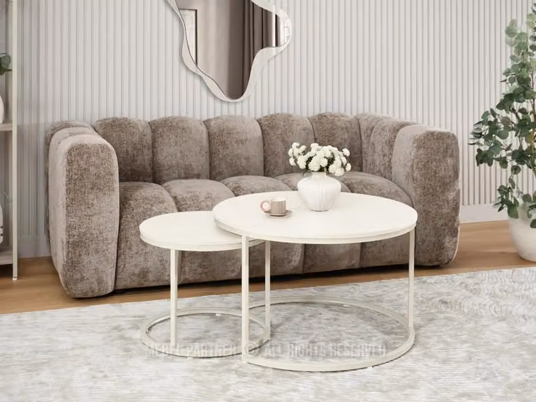Set tavolino JACEK - crema