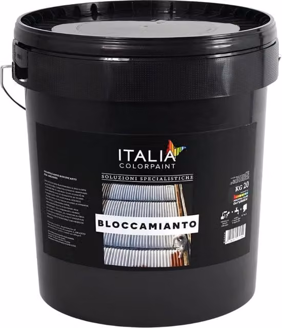 Bloccamento elastomerico bonificante per amianto Italia Colorpaint grigio, 20 kg
