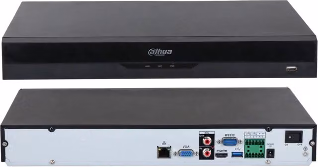 Registratore Video di Rete Dahua WizSense NVR5208-EI2 8CH 1U con supporto 2 HDD Nero