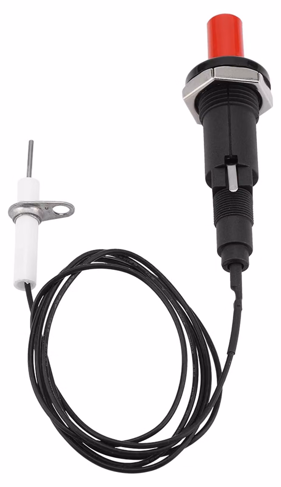 Accenditore piezoelettrico, 1 su 2 pezzi di un set di accenditori a scintilla piezoelettrica per barbecue e camini
