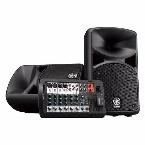 Sistema PA attivo Yamaha STAGEPAS 400Bt con Bluetooth, 400 W, Nero – 2